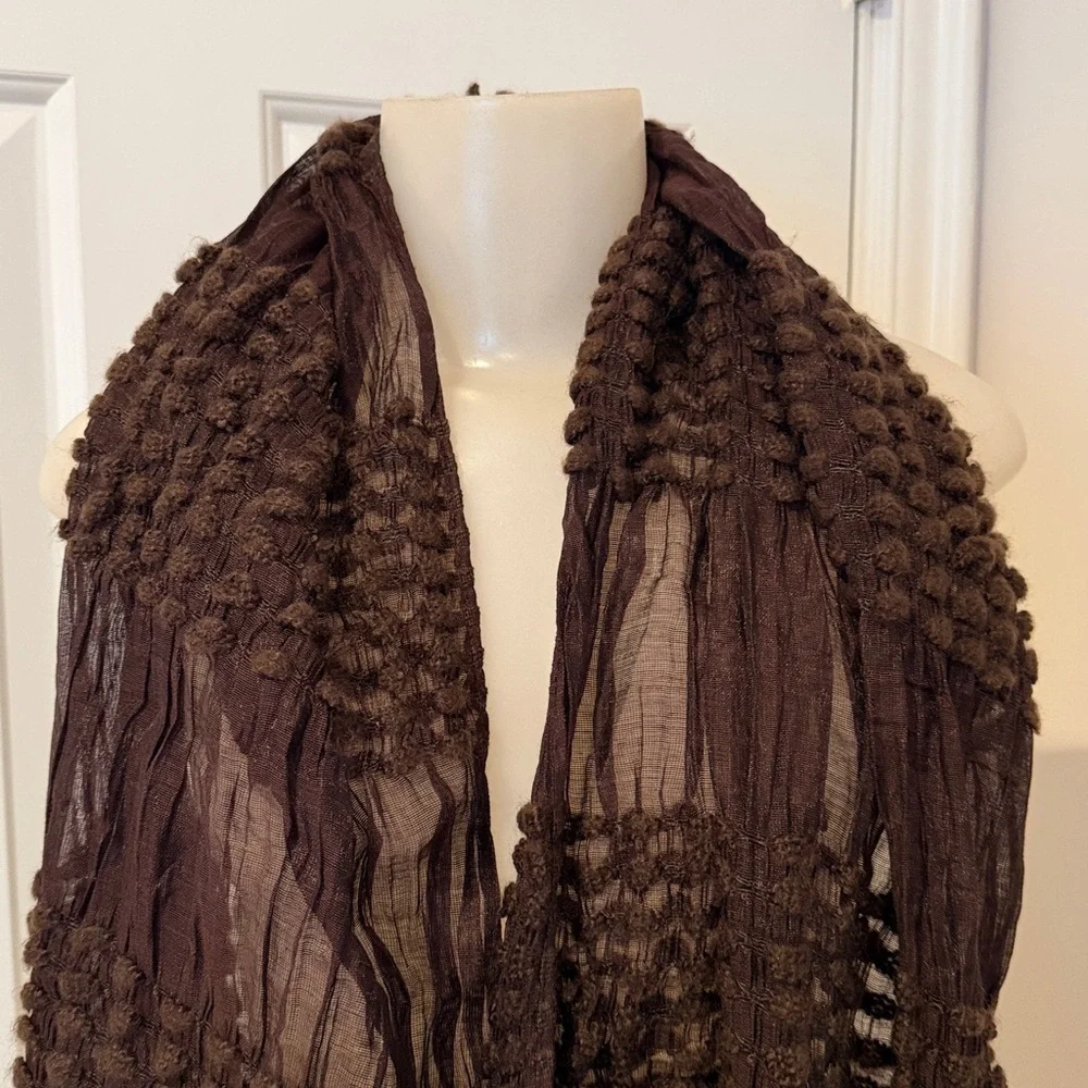 Brown scarf great condition